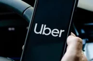 Uber in-vehicle campaign creative Uber featured project
